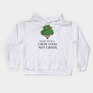 Grow Food Not Grass Kids Hoodie